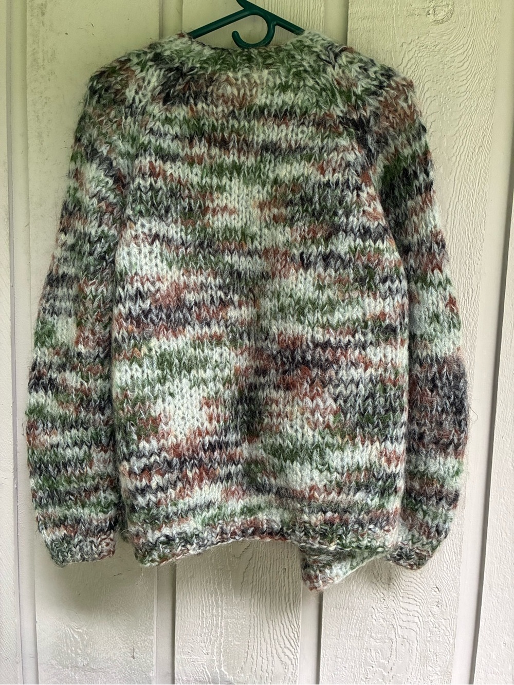 Vintage 80s Rosanna Italy Handmade Mohair Wool Cardigan M - Picture 8 of 16
